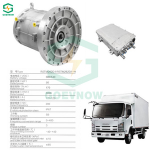 High efficient electric car motor with inverter 50Kw 80Kw PMSM 3phase auto traction motor for 5T truck