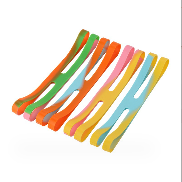 X H Type Silicone Tie Strap Rubber Band Elastic Tableware Strap for Packing Box Ceramics Books library