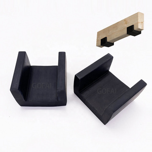 EPDM Rubber Bumper/ Floor Rubber Shock Absorber Sound Insulation Mat/ U-type Floating Floor Rubber Joist Isolation Clip