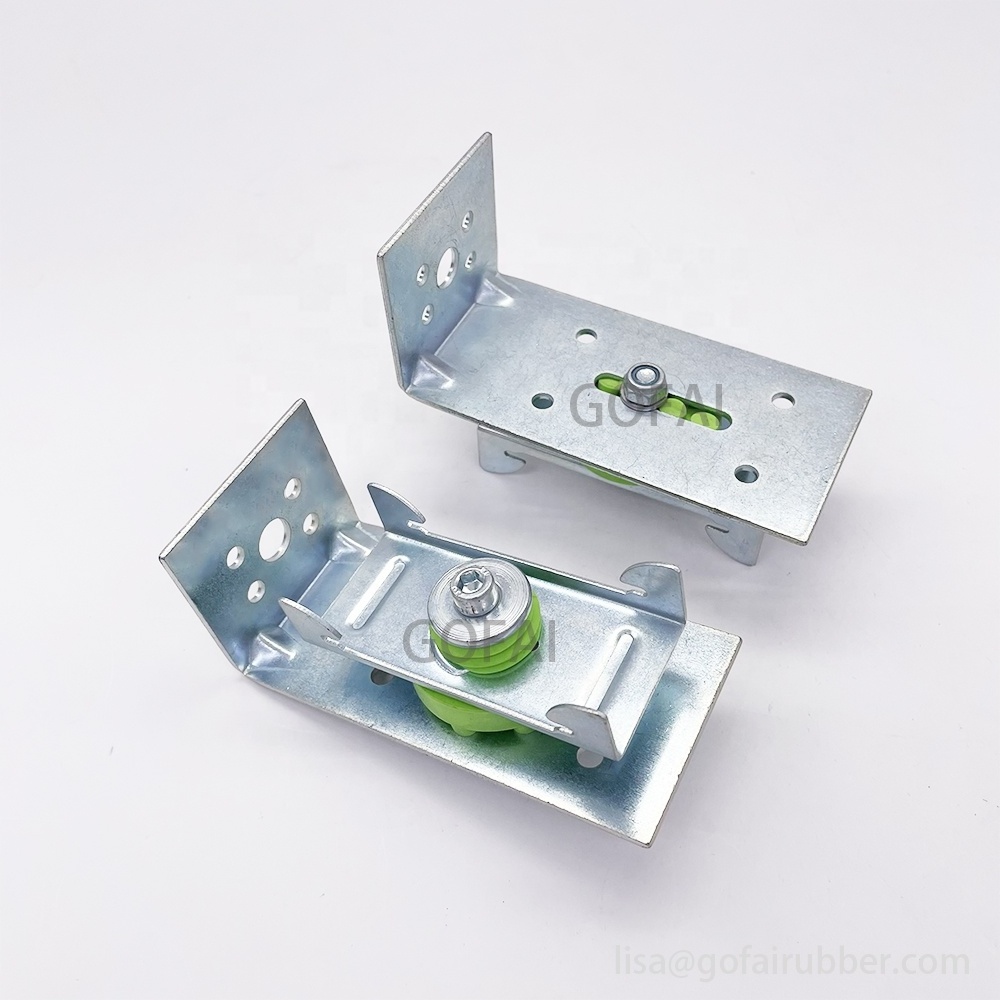 Galvanized Suspended Ceiling Clip for Furring Channel/RSIC-1-Edge Fireproofing Resilient Sound Isolation Clip for Ceiling