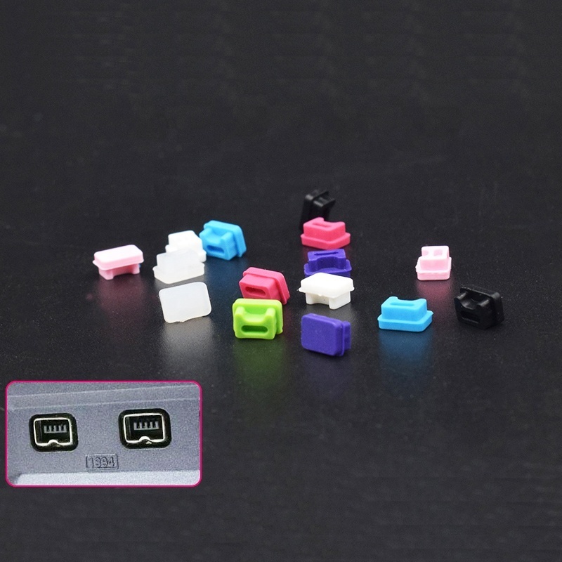 Firewire 400 1394 4pin Interface Dust Plug Covers /Silicone Female 1394 4pin Port Anti Dust Stopper Cap