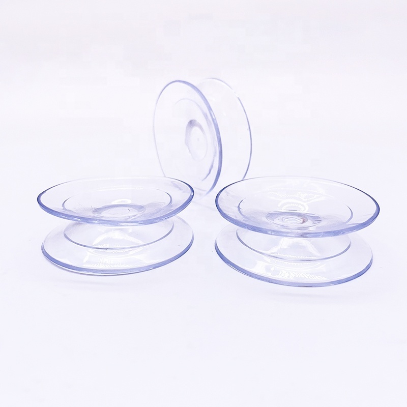 Glass Table Top Anti Slip Clear Double Sided Suction Cups /PVC Double Sided Suction Cup Sucker Pads for Glass