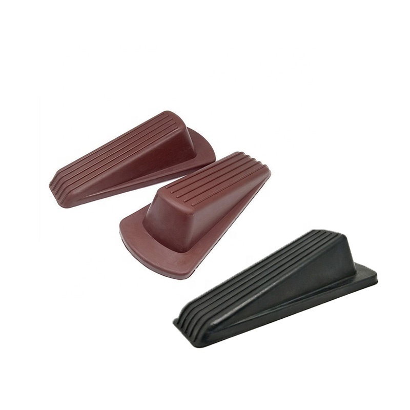 Custom Silicone Rubber Door Stopper for sliding door/ Anti-Slip Baby Safety Door Stopper Wedge for All Floors