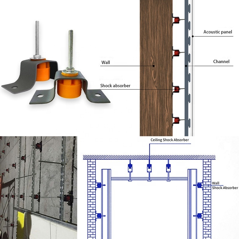 High Quality Spring Anti-vibration Ceiling Hanger /Anti Vibration Wall Brace /Acoustics Ceiling Shock Absorber for Soundproof