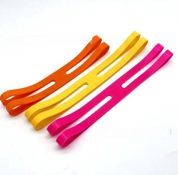 X H Type Silicone Tie Strap Rubber Band Elastic Tableware Strap for Packing Box Ceramics Books library