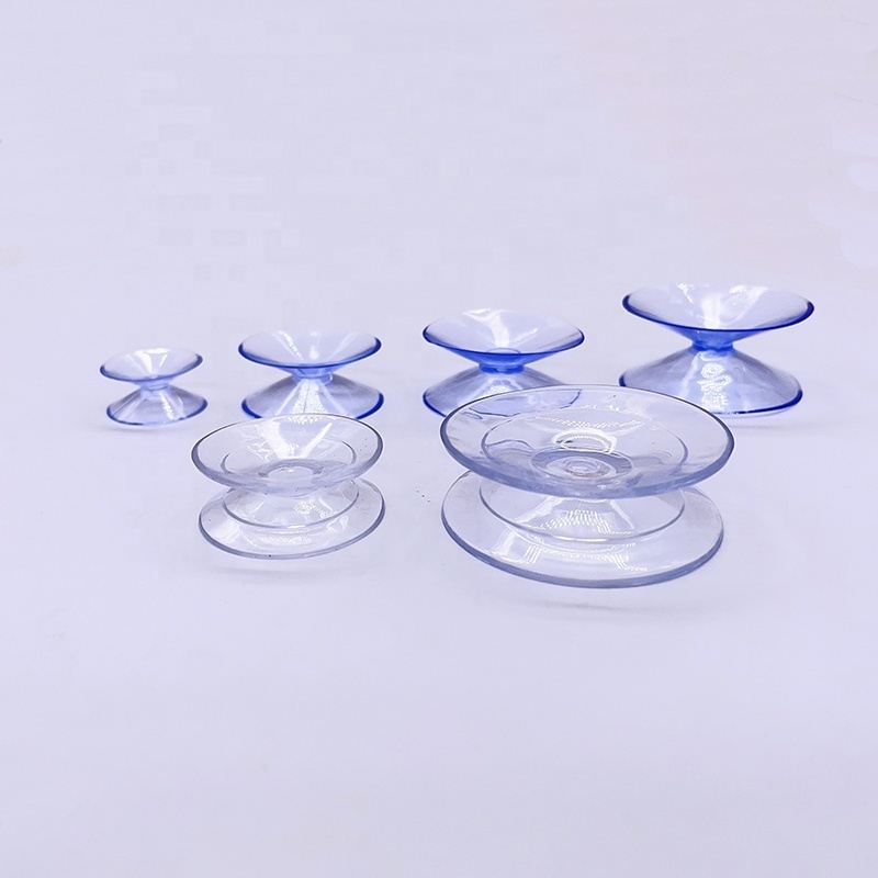 Glass Table Top Anti Slip Clear Double Sided Suction Cups /PVC Double Sided Suction Cup Sucker Pads for Glass