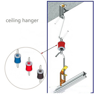 acoustic ceiling sound isolation Resilient hangers for suspended Drop Ceiling