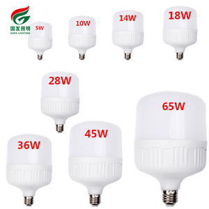 Durable Soft White Light 5W 10W 14W 18W 28W 36W 45W 65W High Brightness 175-265V B22 E27 Led Dimmable Smart Light Bulb