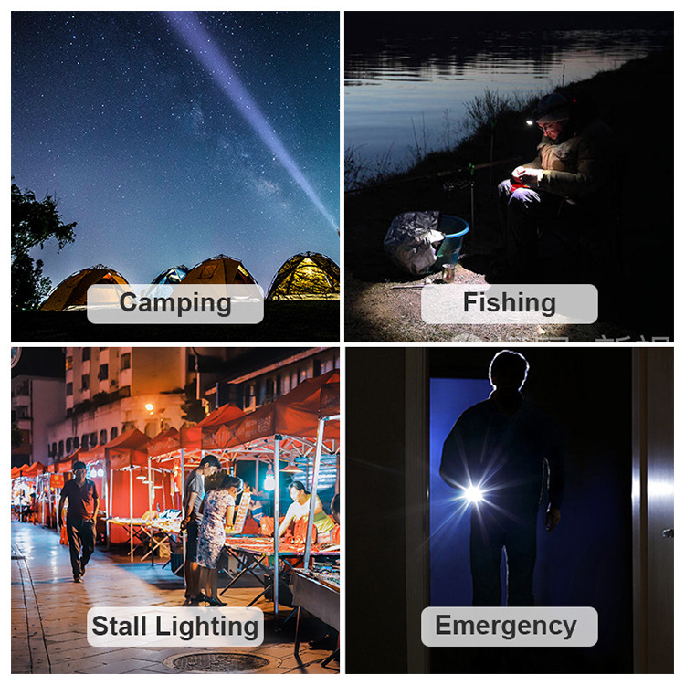 Hot Selling Flood Lamp High Power Multi-function Led Outdoor Retro Lantern Rechargeable Portable Camping Light