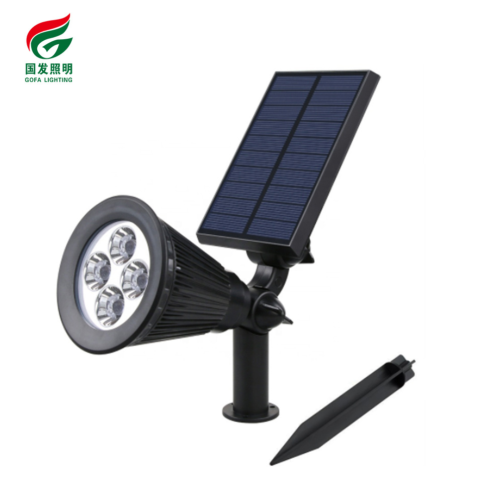 China Oem Manufactures Led Garden Light Outdoor Led Spot Light For Garden/outdoor/pathway/walkway Use High Power Solar Spotlight