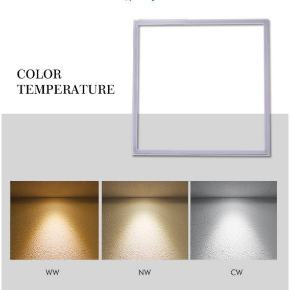 60x60 Indoor edge lit border surface mounted ceiling aluminum LED frame panel light