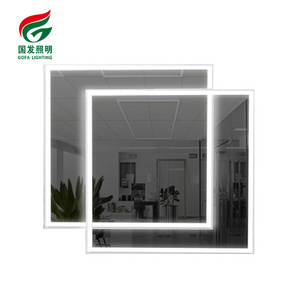 60x60 Indoor edge lit border surface mounted ceiling aluminum LED frame panel light