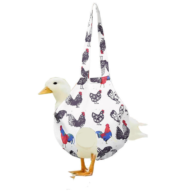 Pet Chicken Outdoor Sling Carrier Duck portable Travel Satchel Chicken soft Breathable Tote Bag Rooster Catch Bag