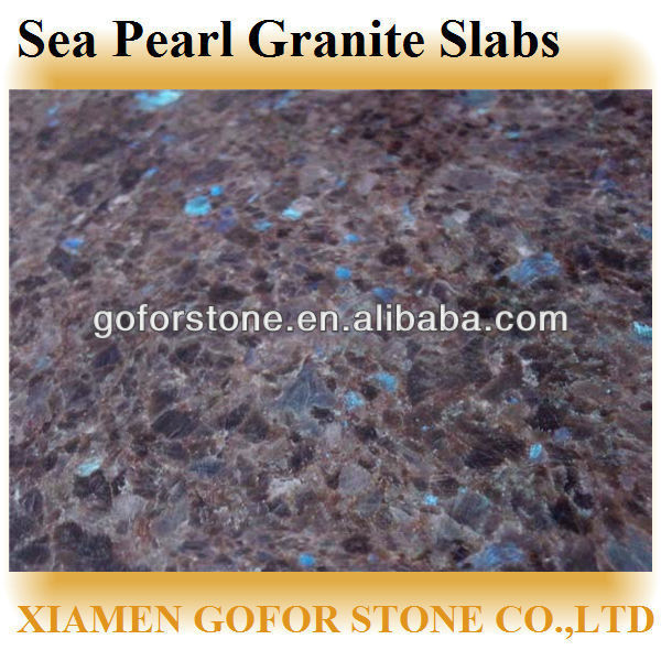 Sea Pearl Granite Slabs, Norway Blue Granite