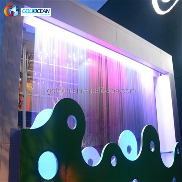 Customized Outdoor Or Indoor Unique Special Writing Digital Water Screen Curtain