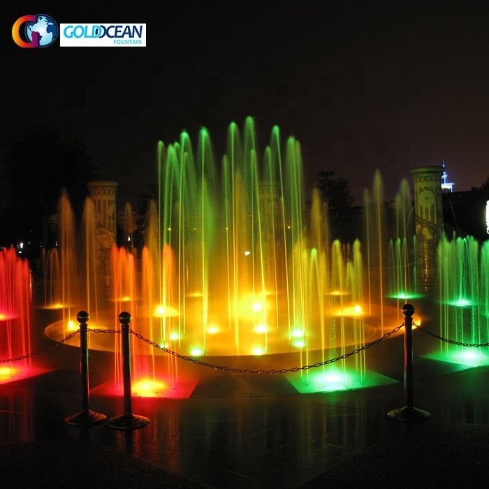 Free Design Led Light Funny Water Music Dancing Fountain