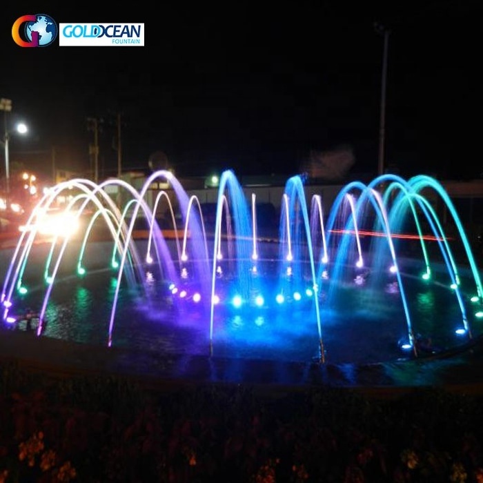 Free Design Led Light Funny Water Music Dancing Fountain