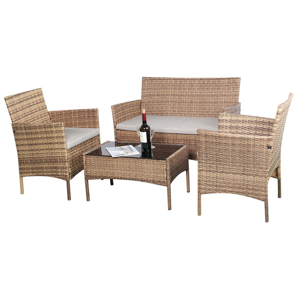 Rattan Furniture Thailand Outdoor Lounge Set Wicker Patio Funiture Garden Sofas