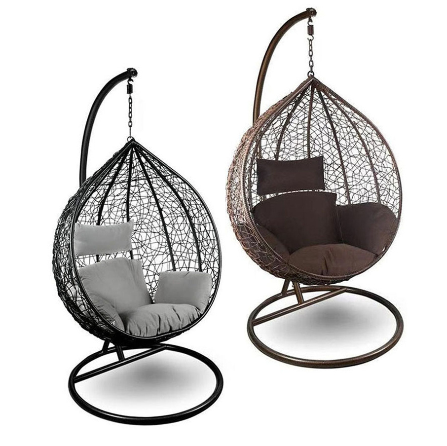 Silla Colgante Para Exterior Swings Outdoor Patio Swing Wicker Hanging Adult Size Egg Chair