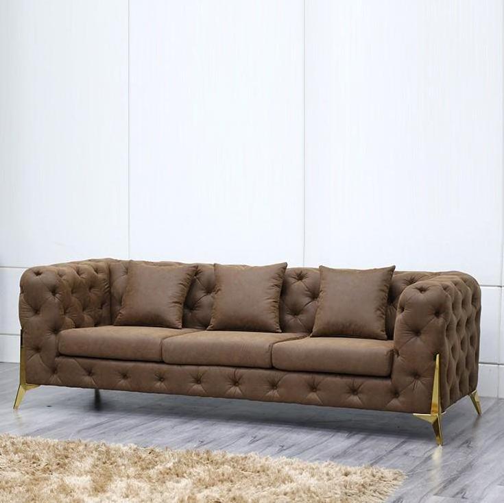 Home Furniture Love Seat Couch Sofas Wood Salon Italian Luxury Design Living Room Sofa Set