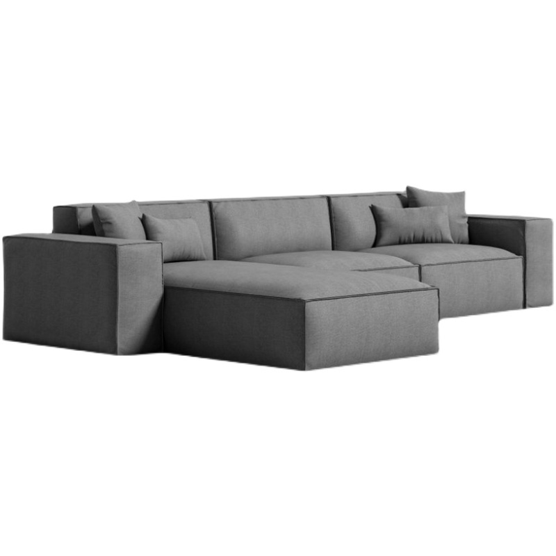 Nordic Modern Italian Luxury Furniture Cheap Fabric Leather Design Floor L Shape Corner Sofa