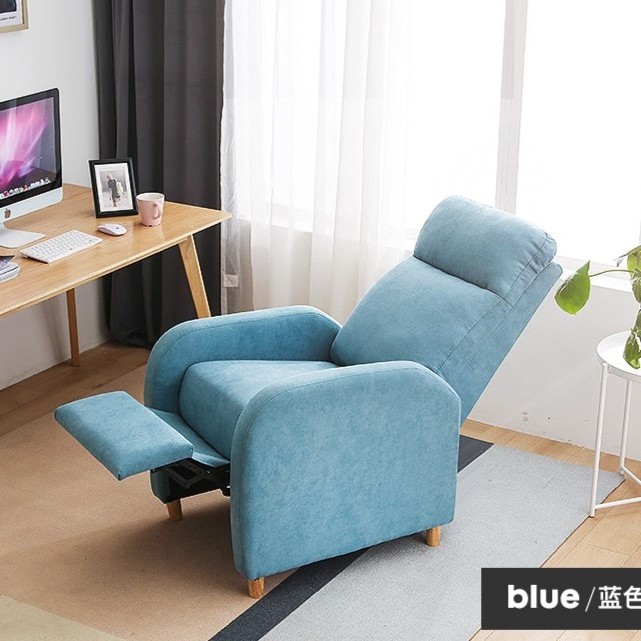 Modern Living Room Furniture Massage Relax Lazy Cuero Silla Reclinable Reclining Single Seat Leather Sofa Chair Recliner