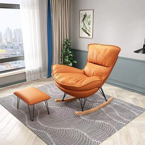 Occasional Modern Style Fabric Indoor Customized Comfort Swivel Leisure Lounge Chaise Relax Single Recliner Rocking Chair