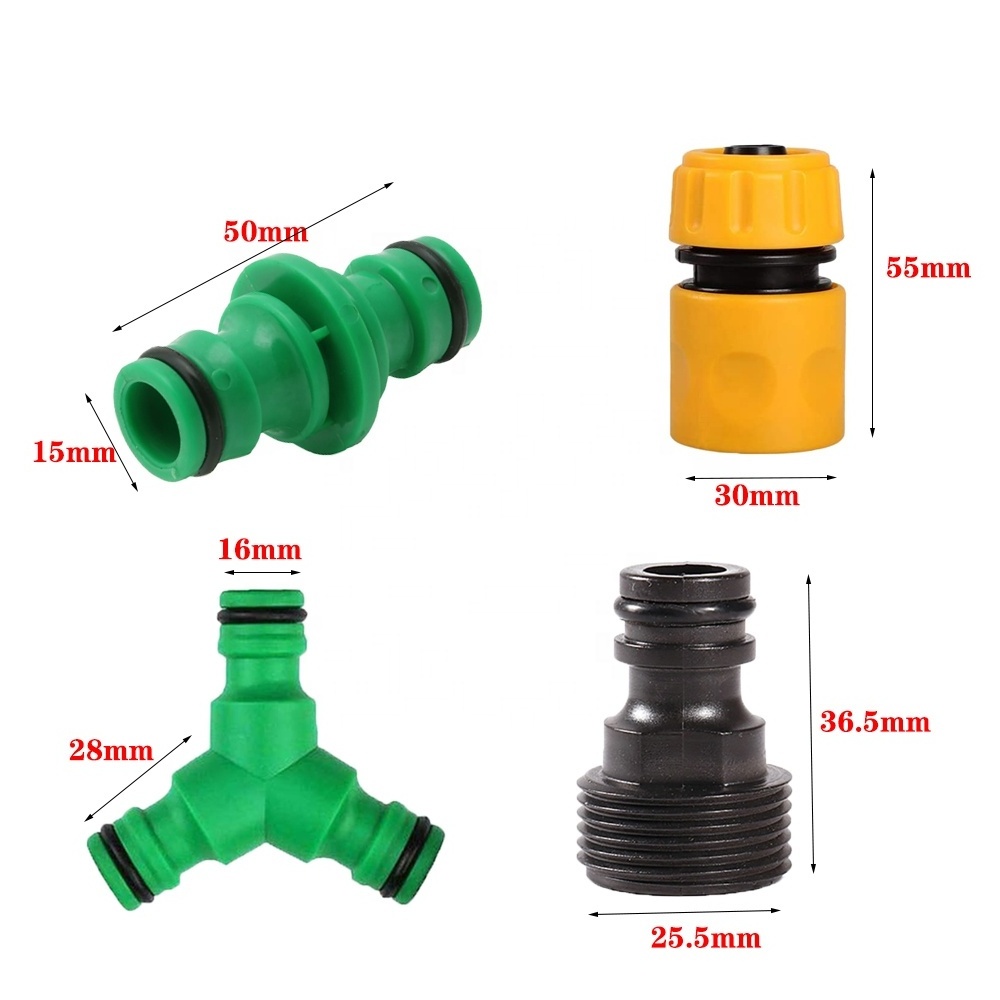 1/2 '' Inch Quick Coupling Joint Quick Faucet Kit Plastic Garden Hose connectors