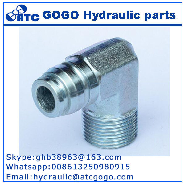 2C9, 2D9, Reducer Tube Adapter With Swivel Nut Elbow hydraulic Fitting