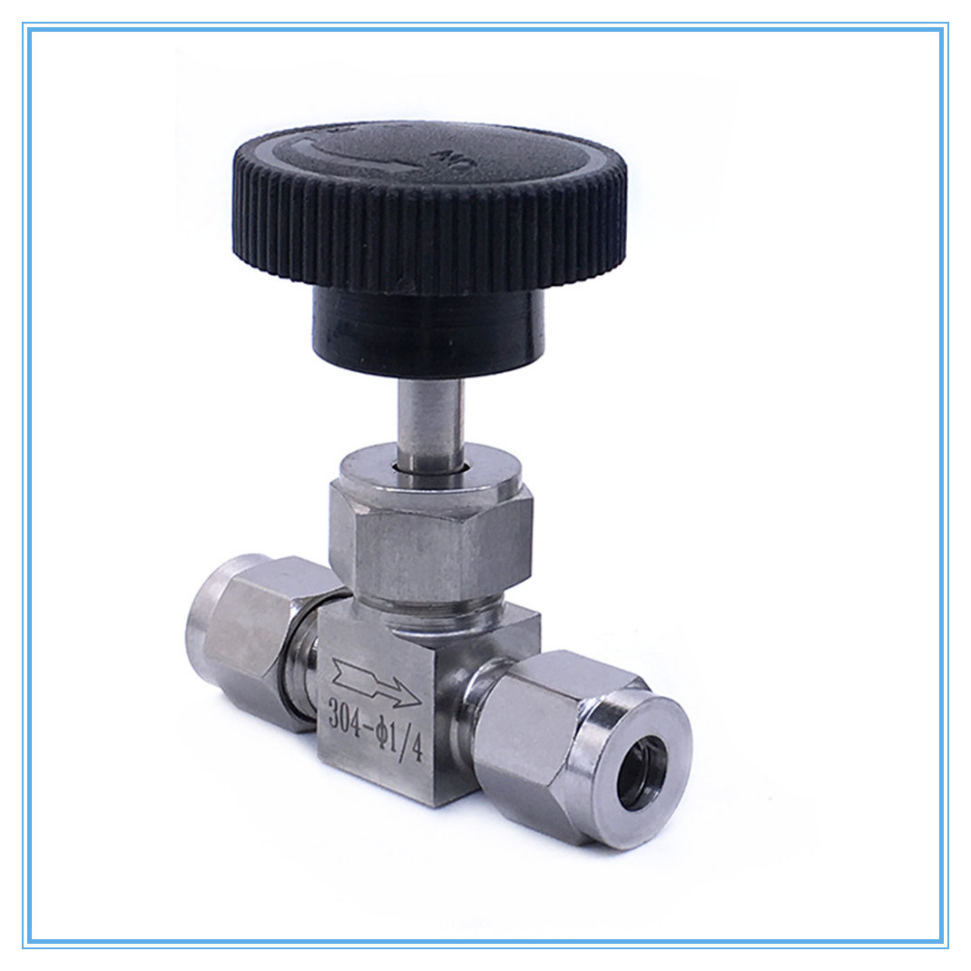 Adjustable needle valve OD 3 4 6 8 10 12 14mm 1/8