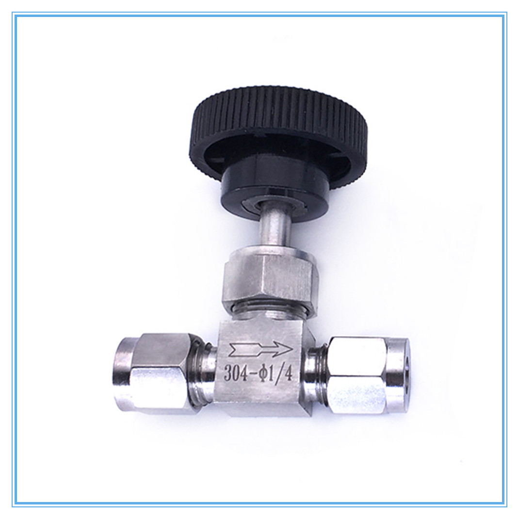 Adjustable needle valve OD 3 4 6 8 10 12 14mm 1/8