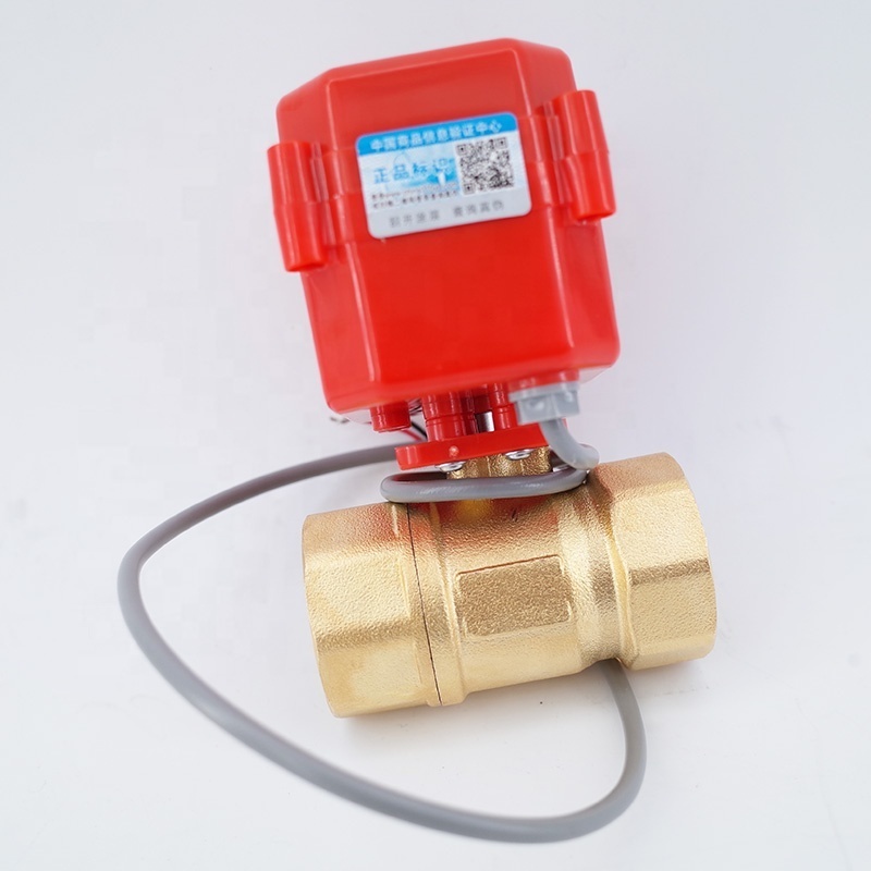 CWX-15  DN8/10/15/20/25/32 Water Motorized Water Ball Valve 2 way Electrical MINI Ball Valve CR-01/CR-02/CR-05 2/3/5-Wires