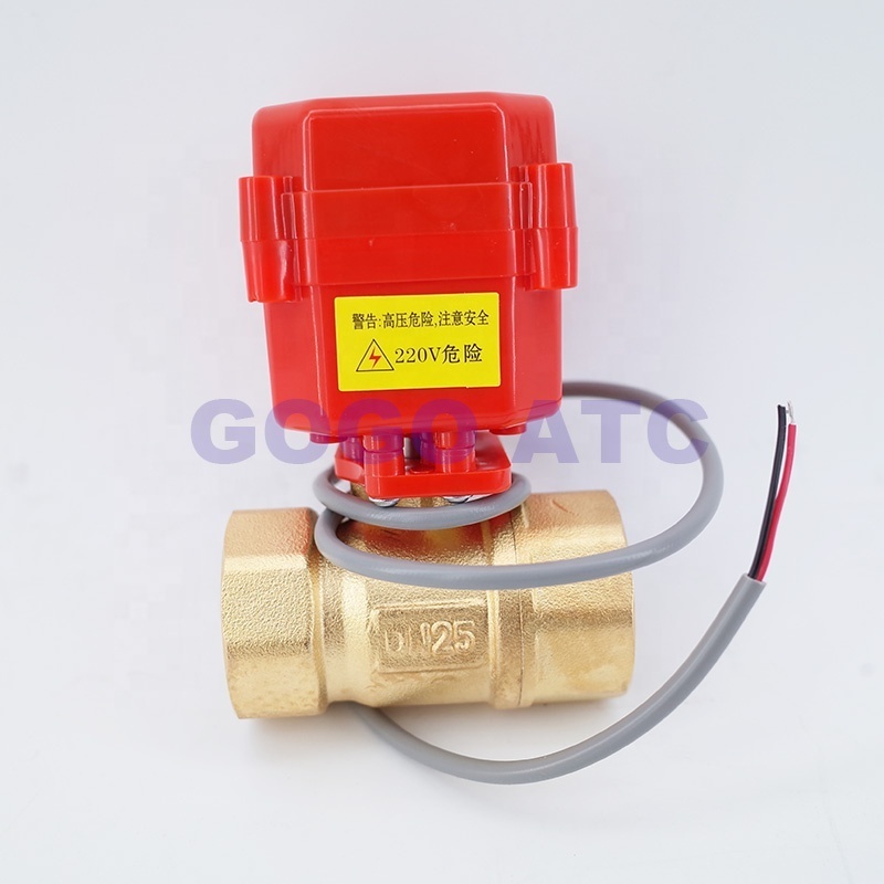 CWX-15  DN8/10/15/20/25/32 Water Motorized Water Ball Valve 2 way Electrical MINI Ball Valve CR-01/CR-02/CR-05 2/3/5-Wires