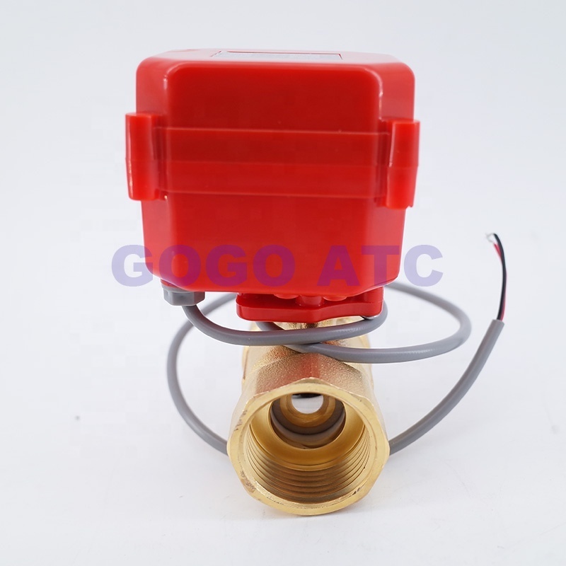 CWX-15  DN8/10/15/20/25/32 Water Motorized Water Ball Valve 2 way Electrical MINI Ball Valve CR-01/CR-02/CR-05 2/3/5-Wires