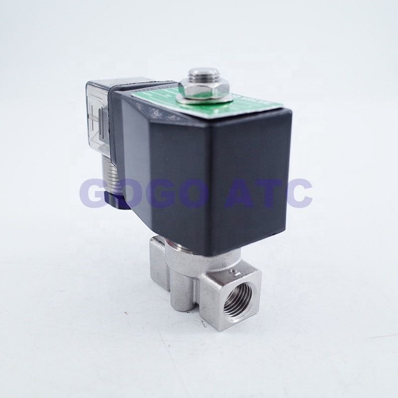 GOGO 150Bar GSPG-06 2 way water high pressure solenoid valve 1/4