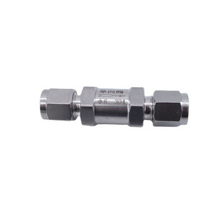 GOGO GOGO check valve 3 6 8 10 12 mm 1/8" 1/4" 3/8" 1/2" hard tube SS304 stainless steel high pressure acid-proof one-way valve