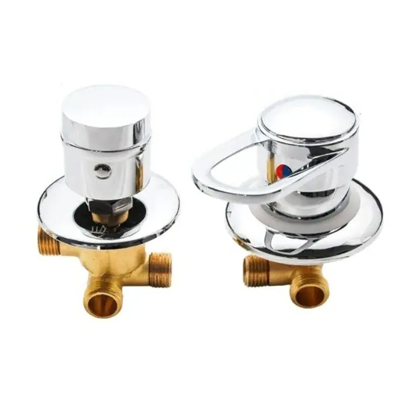 Shower Faucet Bathroom Cold & Hot Water Mixing Valve 1/2in Faucet Two-way Three-way Four-way Five-way Gear Switch