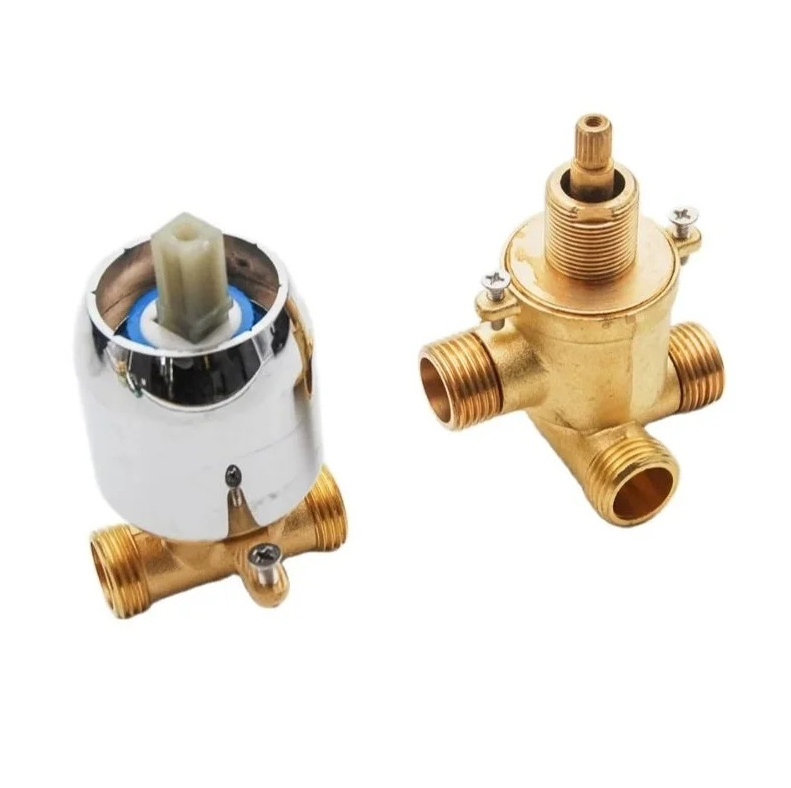 Shower Faucet Bathroom Cold & Hot Water Mixing Valve 1/2in Faucet Two-way Three-way Four-way Five-way Gear Switch