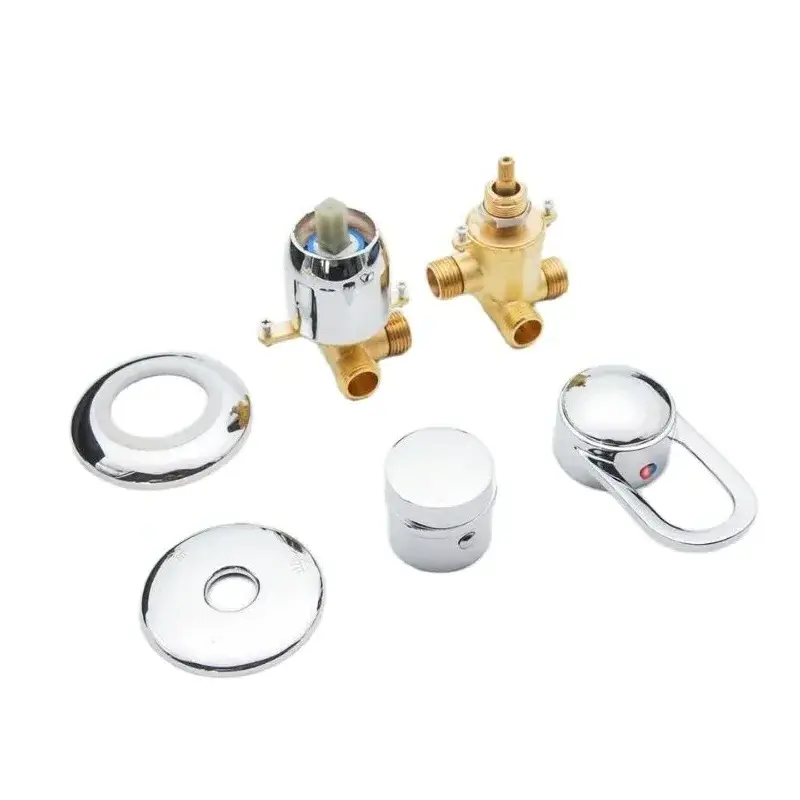 Shower Faucet Bathroom Cold & Hot Water Mixing Valve 1/2in Faucet Two-way Three-way Four-way Five-way Gear Switch