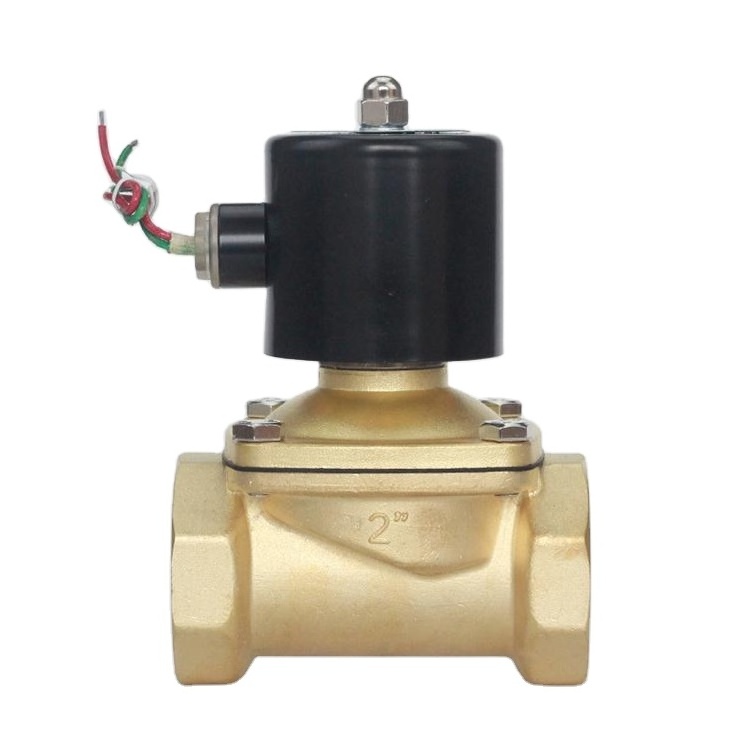 high quality Water heater solenoid valve 1/4 inch brass or stainless steel