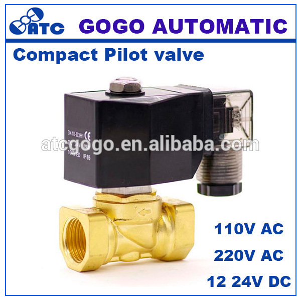 High quality 20bar Dispenser solenoid valve for Medium pressure large flow air water control system 1/2 inch Propane valve