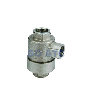 GOGO Pneumatic one way brass gas air Quick exhaust valve BQE-01/02/03/04 thread 1/8" 1/4" 3/8" 1/2" BSP air pipe valve