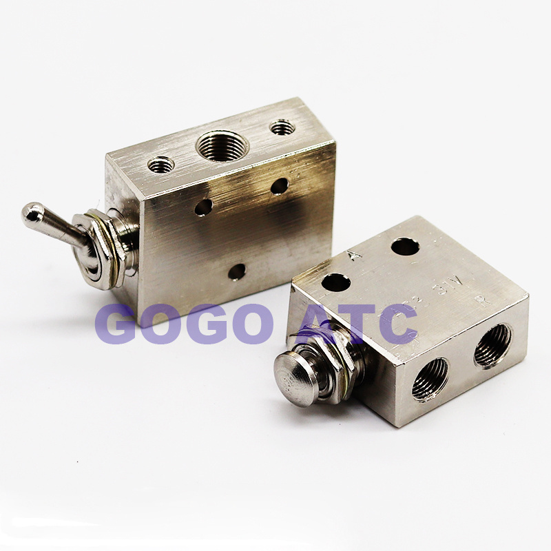 TAC pneumatic toggle valve TAC-3V 3P 3S 4V 4P TAC2-31V 31P 41V 41 P mechanical vent valve Manual switch cylinder accessories