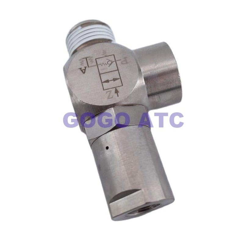 GOGO Quick insertion air induction check valve PCV06-15 lock joint pneumatic control check valve Cylinder pressure maintaining valve