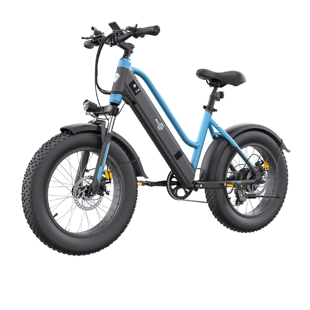 Long Range 36V 500W  Ebike 20 Inch Fat Tire Road Bicycle BEZIOR snow e bike Electric City Bike