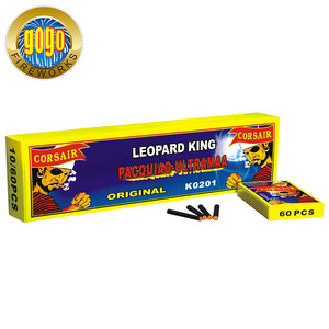 K0201 1#1 Bang Match Crackers Firecracker Packing In 60/10/60 With Black Paper Tubes And Yellow Boxes