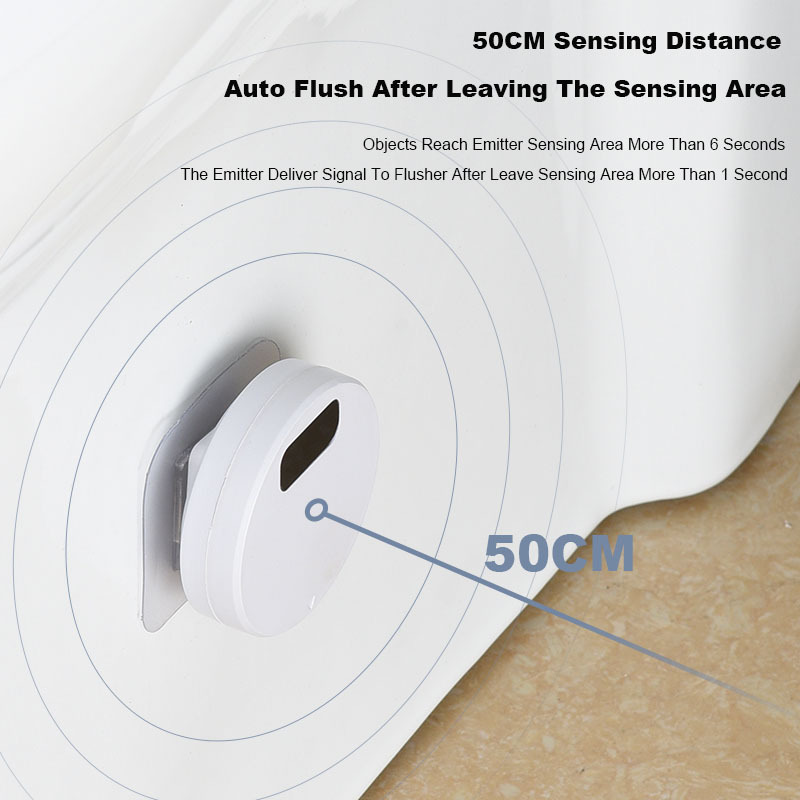 Toilet smart sensor flush home press toilet infrared sensor automatic flush accessories