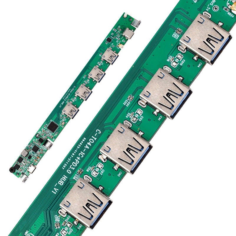 4 port embedded usb type c OTG hub board