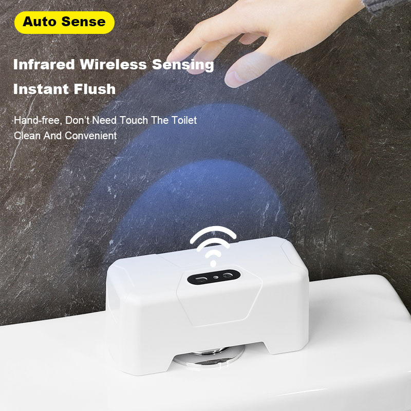 Toilet smart sensor flush home press toilet infrared sensor automatic flush accessories