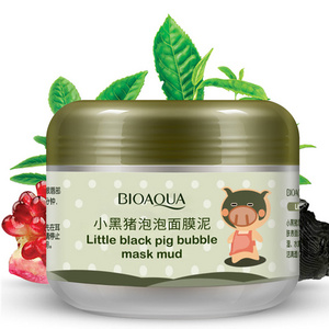 BIOAQUA carbonated bubble clay mask mascarilla de arcilla con burbujas carbonatadas face mask mud